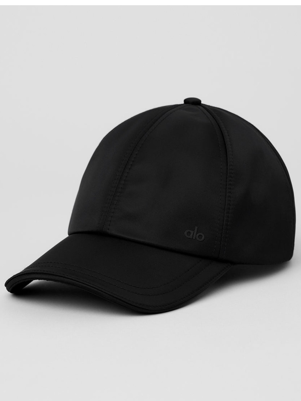 Alo Satin Off-duty Black Cap NWT ๐ค